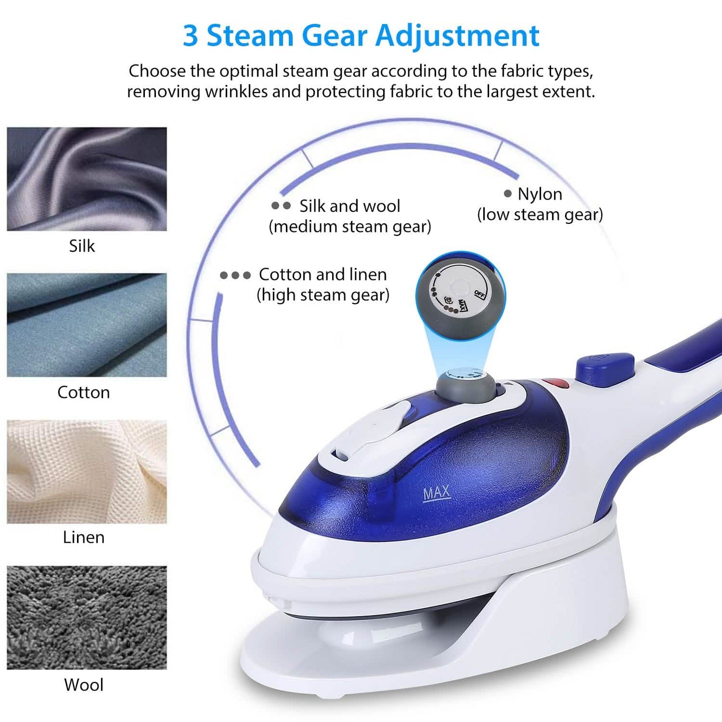 800W Portable Iron Garment Steamer