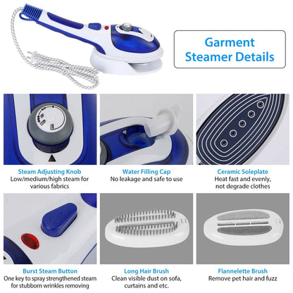 800W Portable Iron Garment Steamer