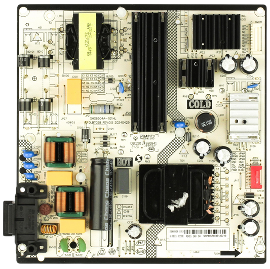 81-PBE151-H225001 Insignia Power Supply Board, SHG6504-101HL, NS-75F501NA25, NS-70F501NA25