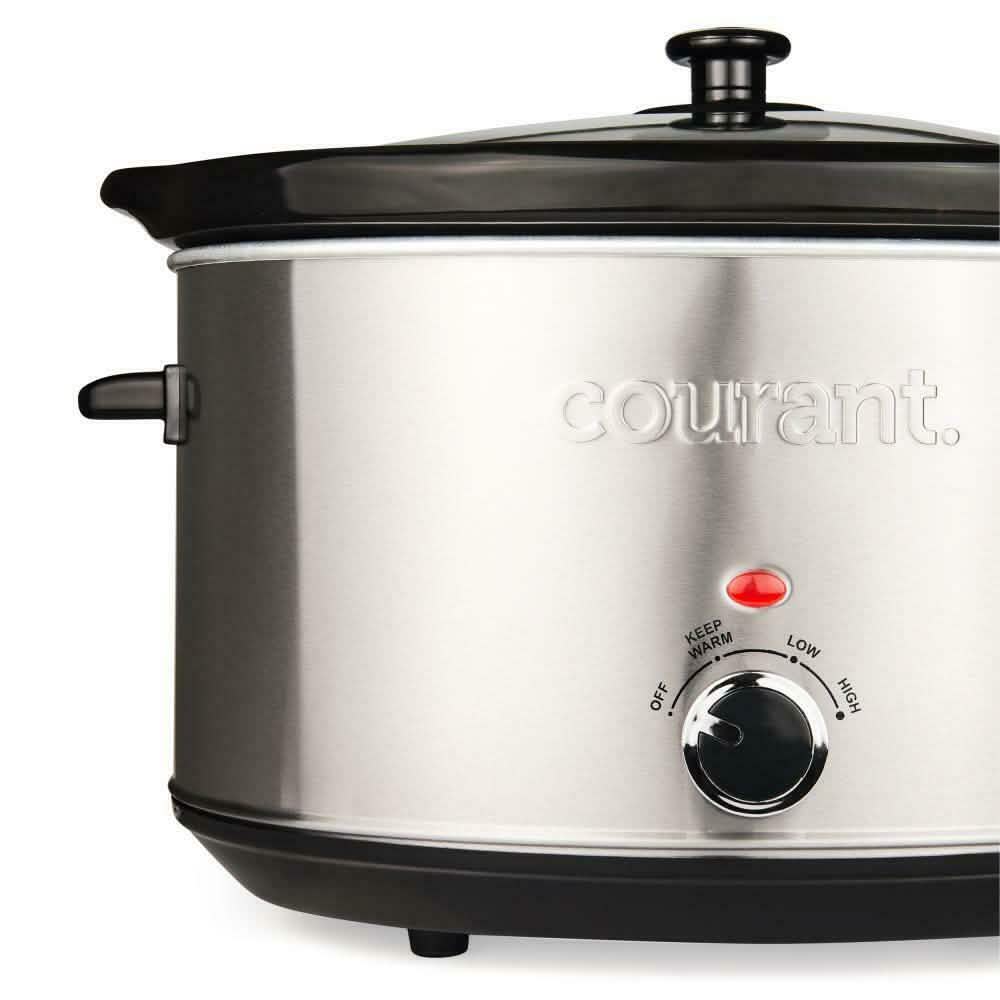 8.5 Qt. Stainless Steel Slow Cooker with Temperature Settings