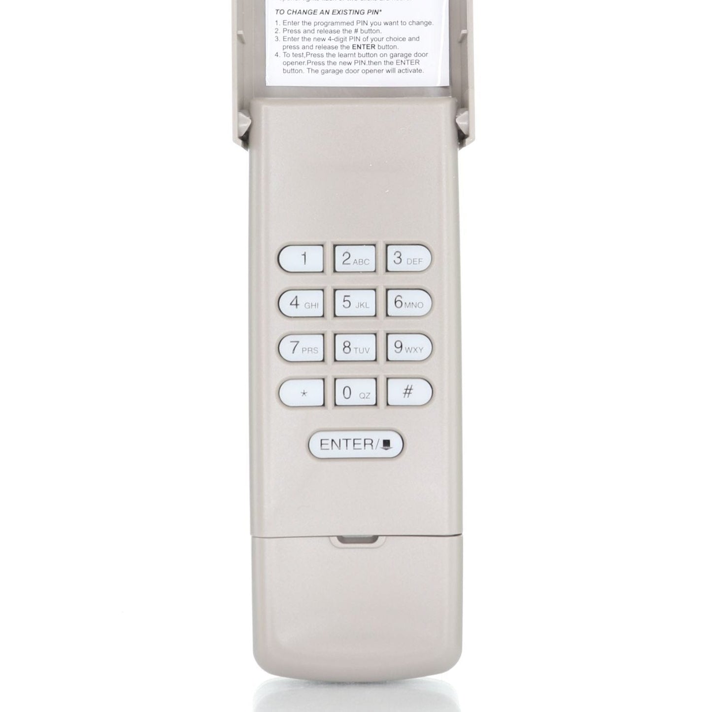 Substitute for LiftMaster 376LM / 376LMC Wireless Keyless Entry 315MHz Garage Door Opener Remote Control [877MAX]