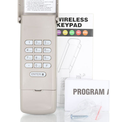 Anderic 877MAX Replacement Keypad Garage Door Opener Remote Control for Purple Yellow Green Red Orange Learning Button