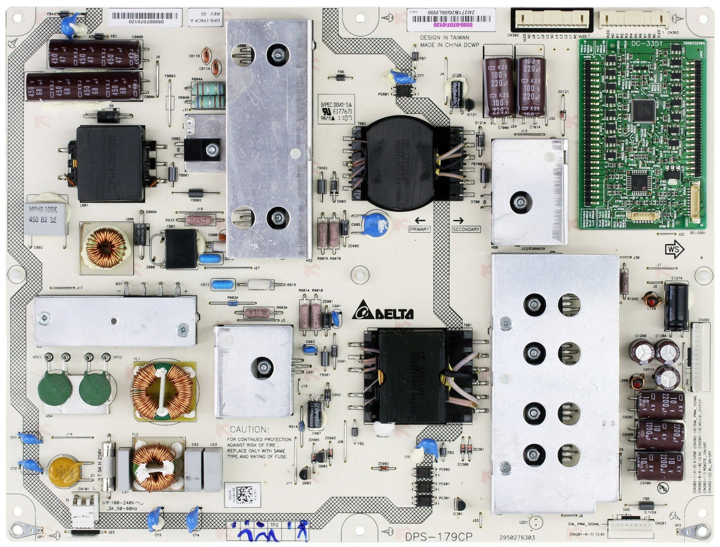 Vizio 0500-0707-0120 (DPS-179CP A) Power Supply / LED Board