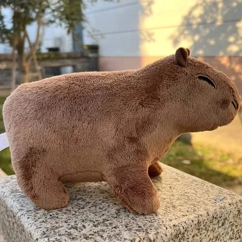 8.8 Inch Simulation Capybara Plush Toy, Lifelike Cute Stuffed Animal