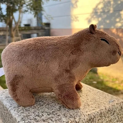 8.8 Inch Simulation Capybara Plush Toy, Lifelike Cute Stuffed Animal