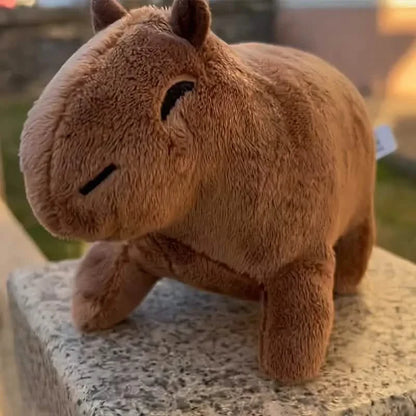8.8 Inch Simulation Capybara Plush Toy, Lifelike Cute Stuffed Animal