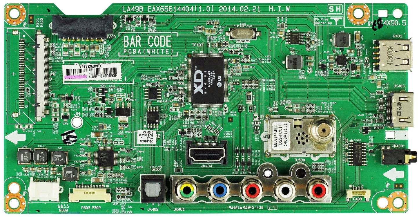 LG EBU62587913 Main Board for 32LB5600-UZ.BUSWLJM
