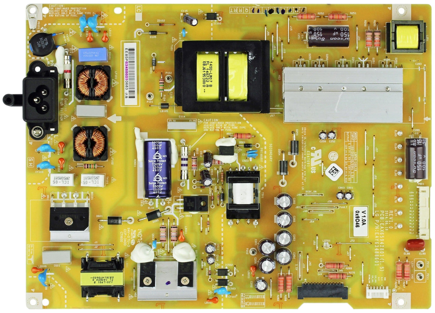 LG EAY63488601 Power Supply / LED Board