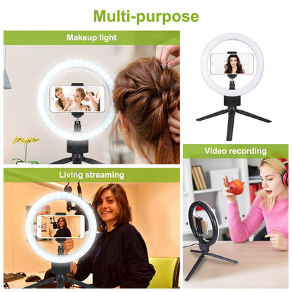 9" Dimmable LED Ring Light with Tripod
