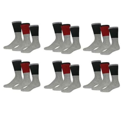 9-Pairs: Insulated Men's Thermal Cold Weather Crew Socks