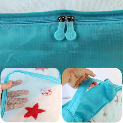 9-Piece: Clothes Storage Bags Water-Resistant Travel Luggage Organizer