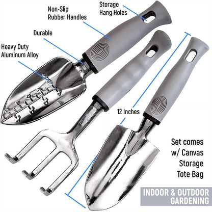 9-Piece: Heavy Duty Aluminum Alloy Gardening Tools Set