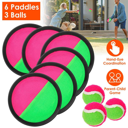 9-Piece Set: Toss and Catch Ball Throw