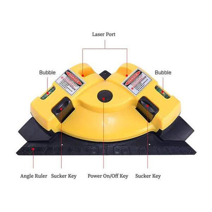 90 Degree Vertical Horizontal Laser Line Angle Measurement Tools