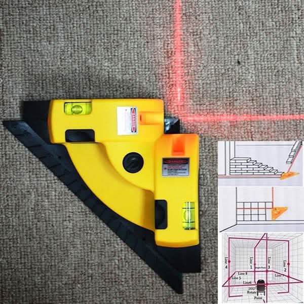 90 Degree Vertical Horizontal Laser Line Angle Measurement Tools