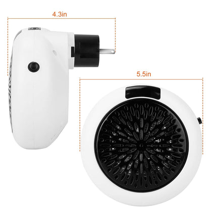 900W Portable Heater Fan with Remote Control