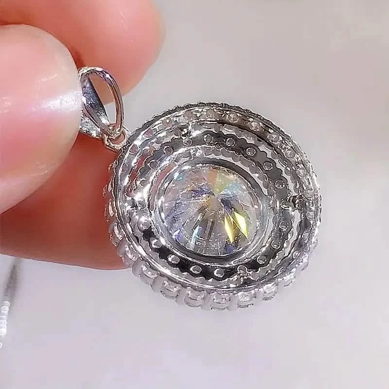 925 Silver Zirconium Oxide Collarbone Necklace