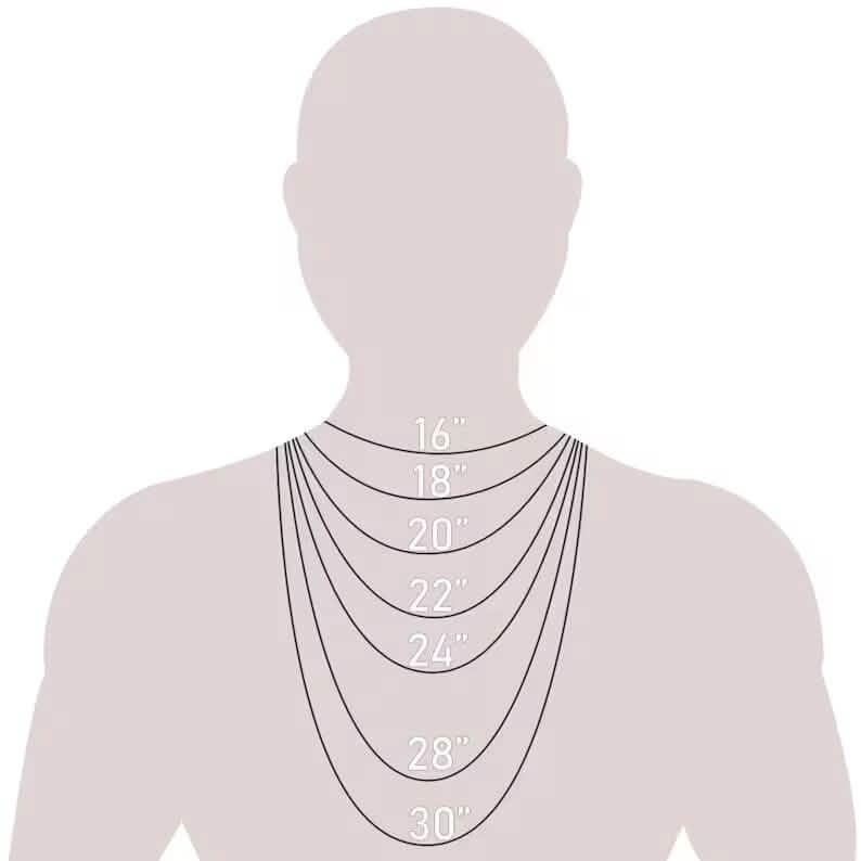 925 Solid Italian Silver Round Box Necklace
