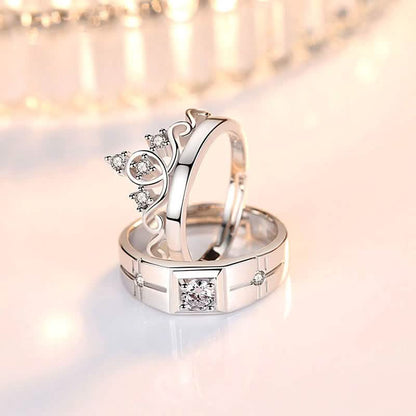 925 Sterling Silver New Jewelry Fashion Couple Ring