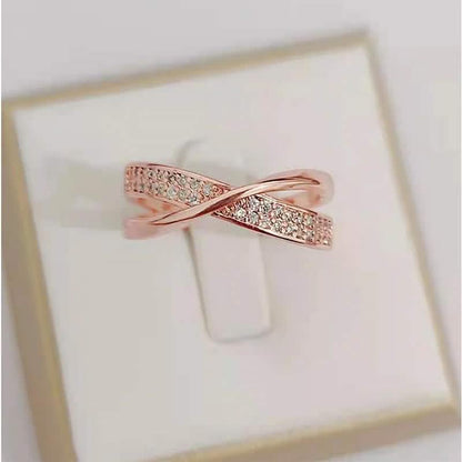 925 Sterling Silver Vintage Crystal Rings
