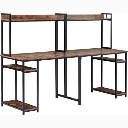94.6 Inch Modern Two Person Computer Desk