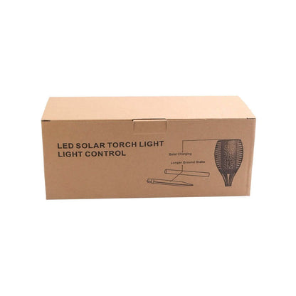96 LEDs Solar Flame Torch Light