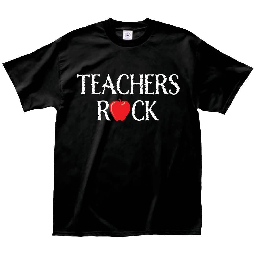Teachers Rock or Teacher Superpower T-Shirt