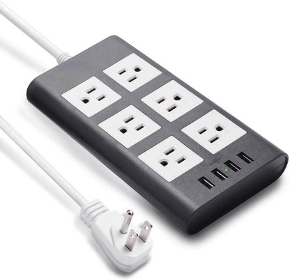 9.8ft USB Power Strip Surge Protector