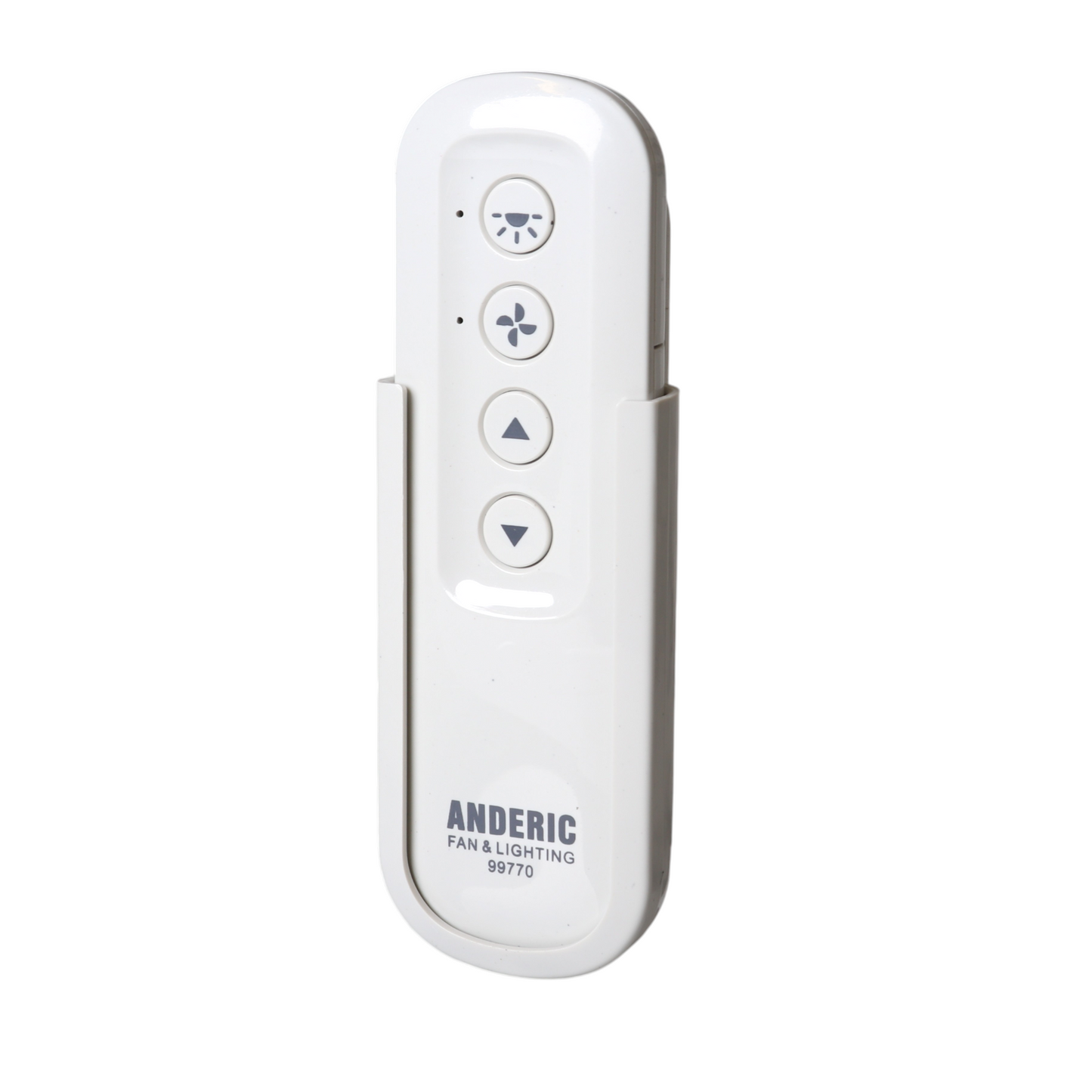 Anderic 99770 Ceiling Fan Remote Control for Hunter & Fanimation Fans | 434 MHz | Light Dimming - 99770