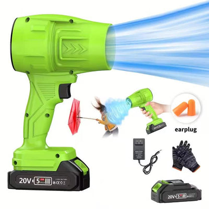 Turbo Jet Handheld Cordless Blower for Leaves, Dust & Car Drying