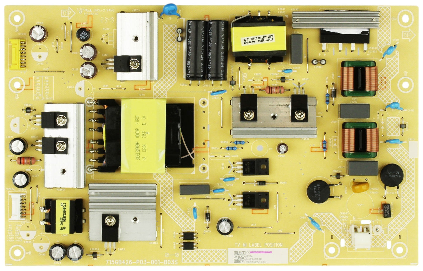 ADTVN5714AAX Vizio Power Supply, (X)ADTVN5714AAX, 715GB426-P03-001-B03S, V4K55M-0801