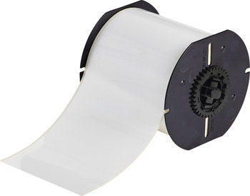 Brady B30C-4000-595-WT Printer Label Roll - 4 in x 100 ft - Vinyl - White - B-595 - 18334