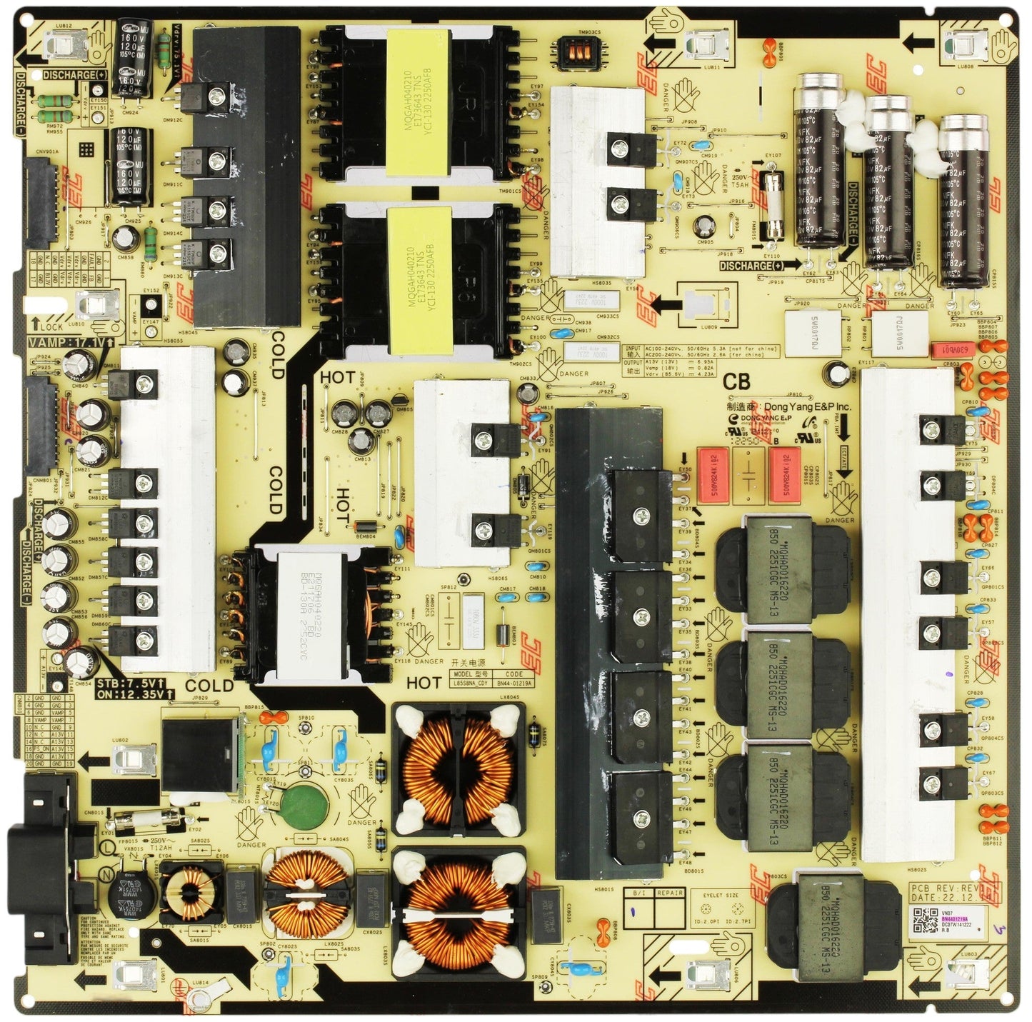 Samsung BN44-01219A Power Supply Board