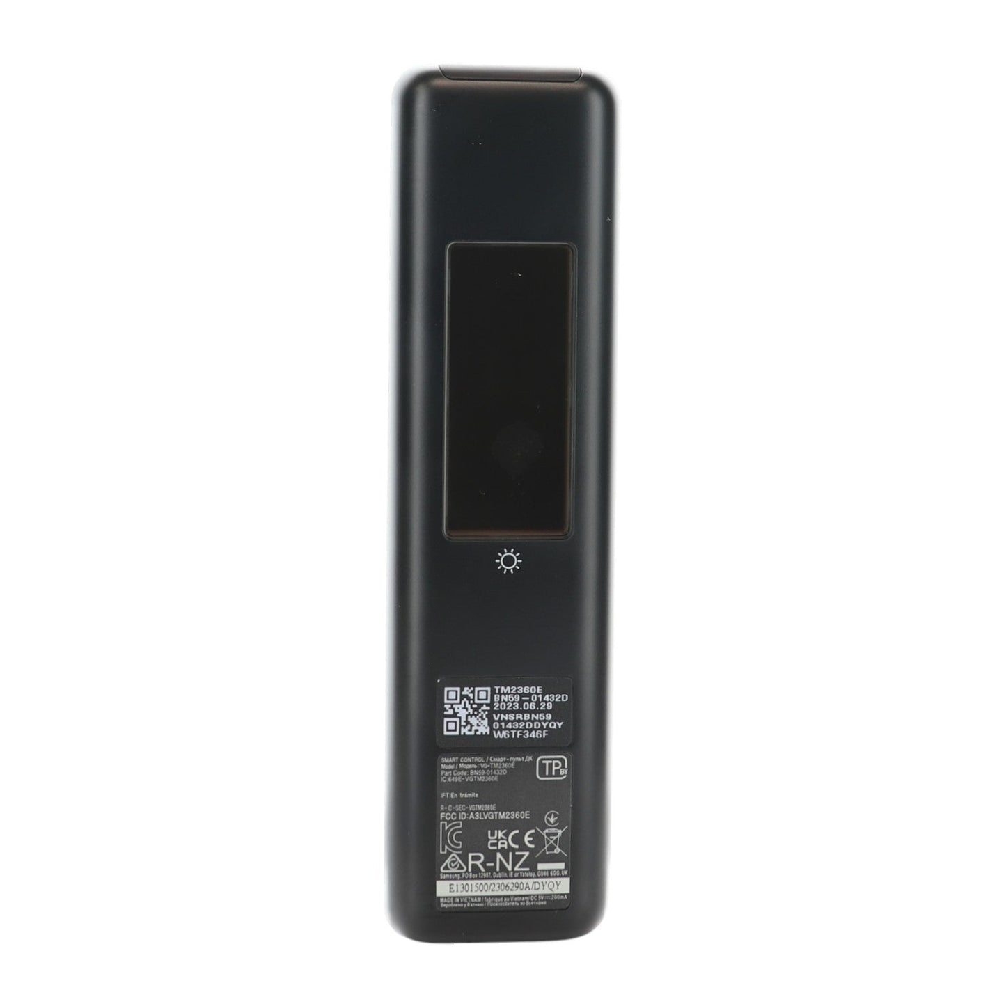 Samsung BN59-01432D Solarcell Smart remote Control with Voice - BN5901432D TM2360E
