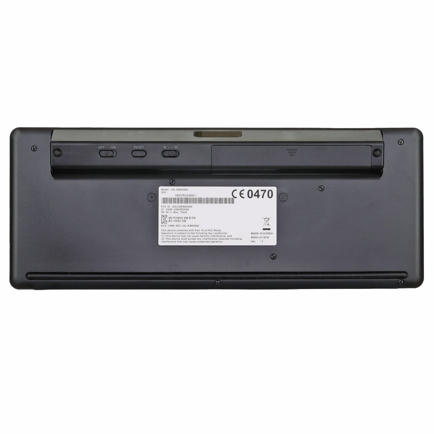 Samsung BN59-01162A | VGKBD2000 TV Wireless Keyboard Remote Control - BN5901162A