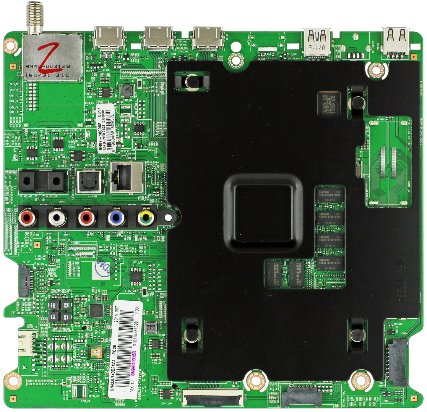 Samsung BN94-10315R Main Board for UN43JU640DFXZA (Version AH01)