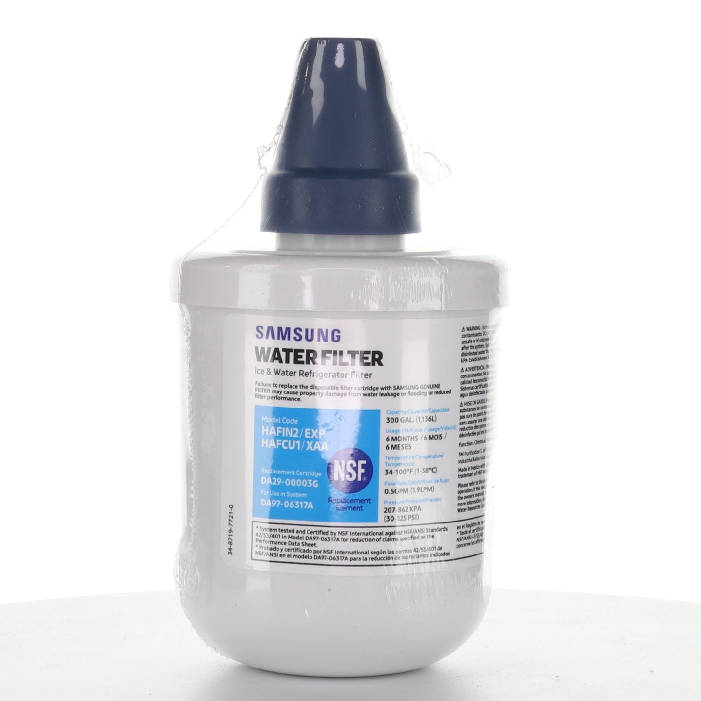 Samsung HAFIN2/EXP Genuine Replacement Refrigerator Water Filter - DA29-00003G (new version)