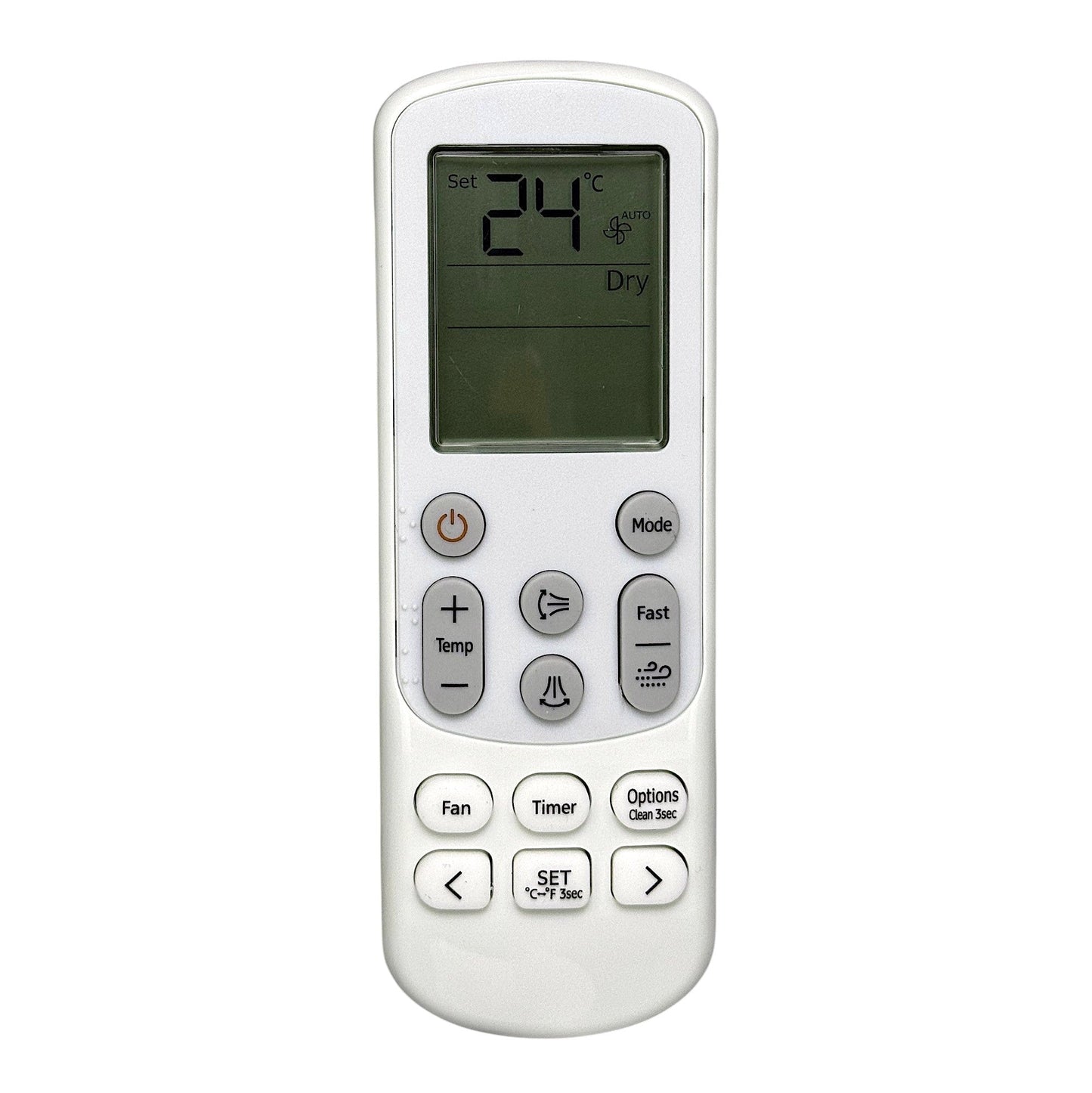 ANDERIC DB96-24901B / ARH5203 Replacement Air Conditioner Remote Control for Samsung Mini Split | LCD screen | Thermostatic - DB9624901B