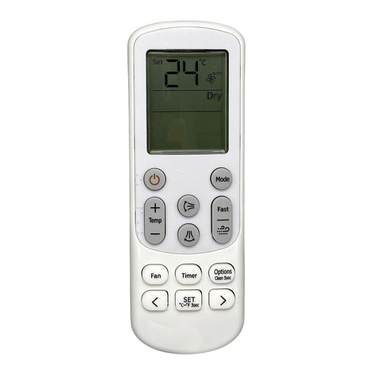 ANDERIC DB96-24901B / ARH5203 Replacement Air Conditioner Remote Control for Samsung Mini Split | LCD screen | Thermostatic - DB9624901B
