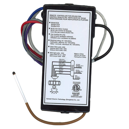 Substitute for ATLAS DC8-70SG7-L-D-C Ceiling Fan Receiver - DC870SG7LDC [DC8-96SG8]