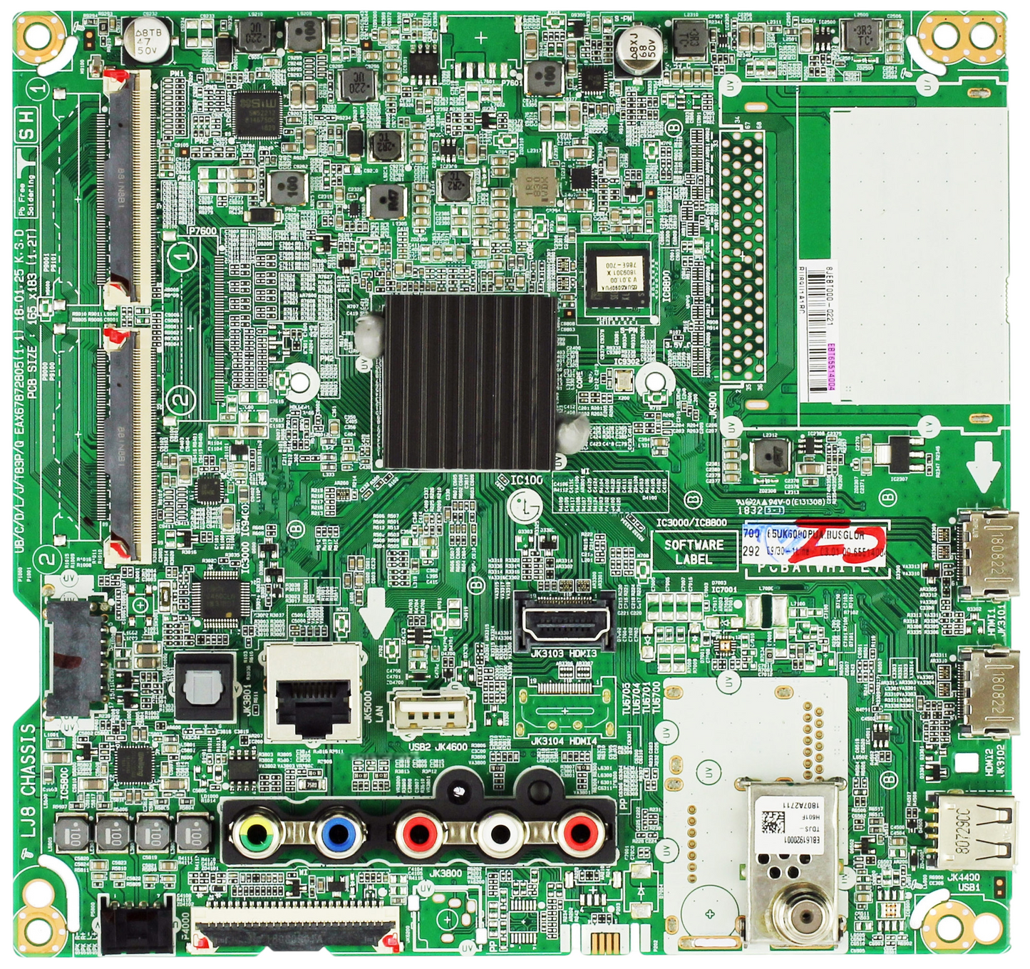 LG EBT65514004 Main Board for 65UK6090PUA.BUSGLOR