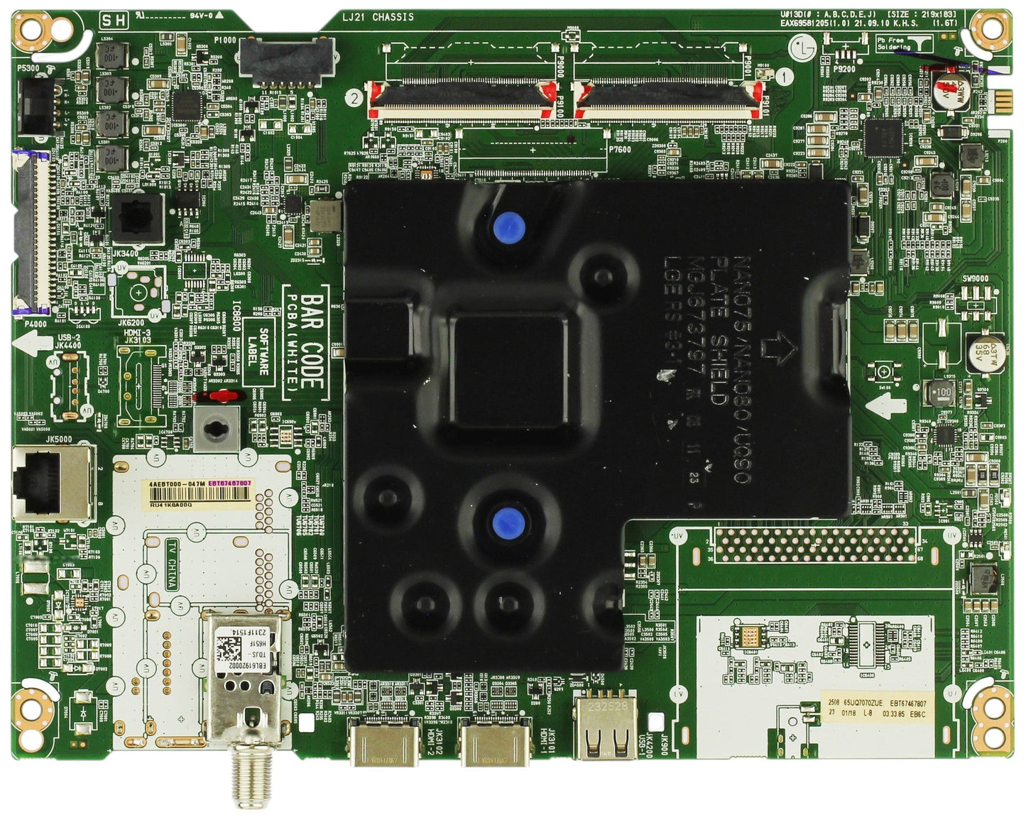 LG EBT67467807 Main Board for 65UQ7070ZUE.BUSULKR