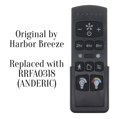 Harbor Breeze FA0198 Ceiling Fan Remote Control | Arbormere 60-in  | 4L000016210, A25-FA0198A