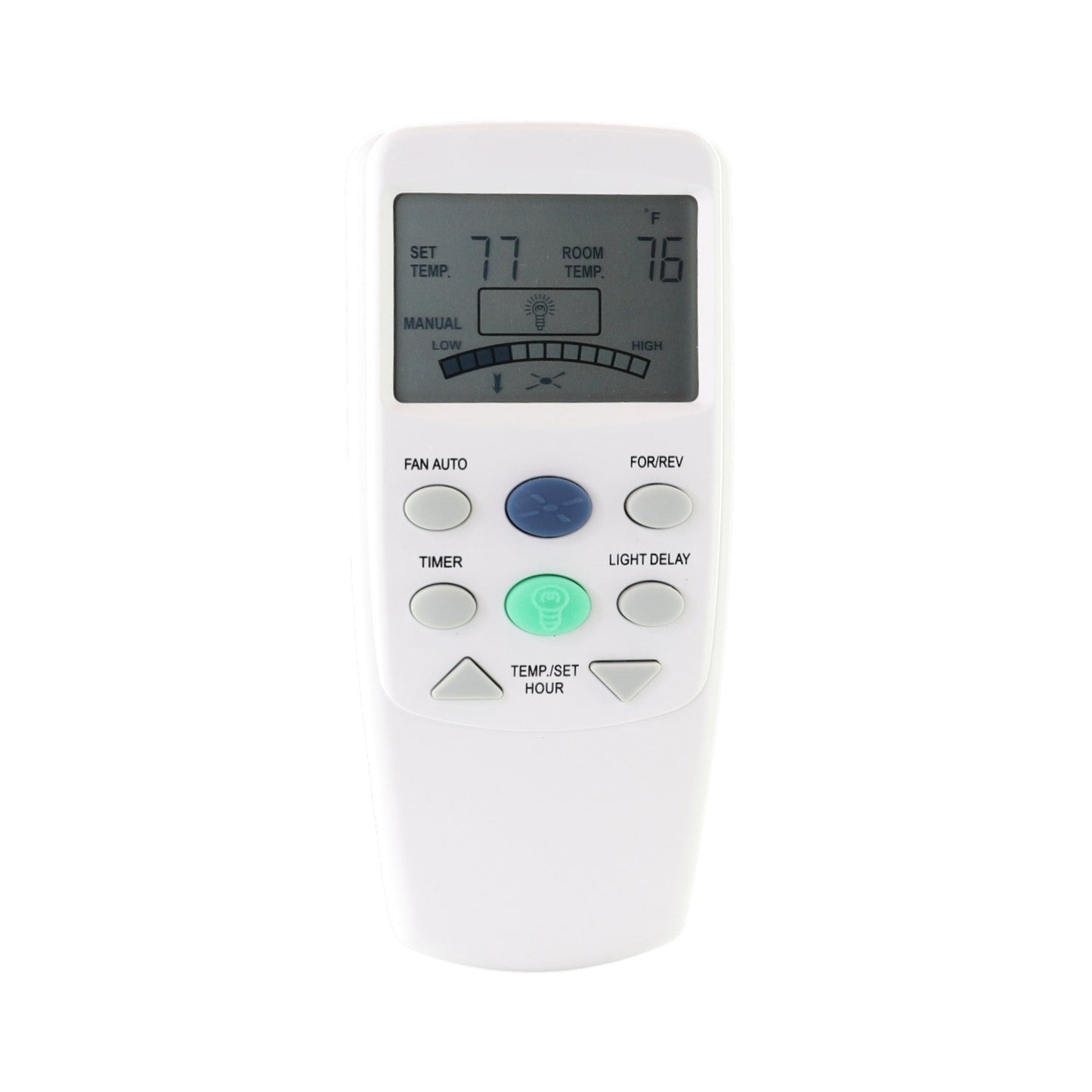 Anderic FAN9TR Replacement Thermostatic Ceiling Fan Remote Control with Reverse Key for Hampton Bay | L3HFAN9T, FAN-9T
