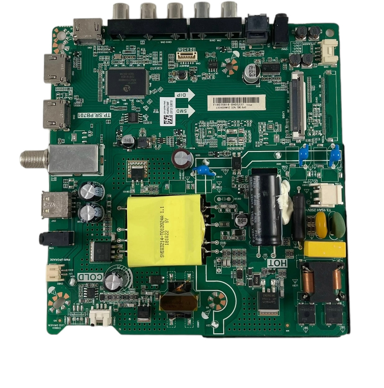 Hisense 235723 Main Board / Power Supply for 40R61 40EU3000