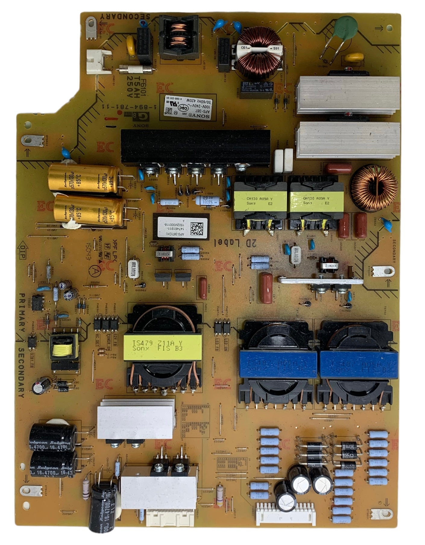 Sony 1-474-619-11 Power Supply for XBR-65X930C