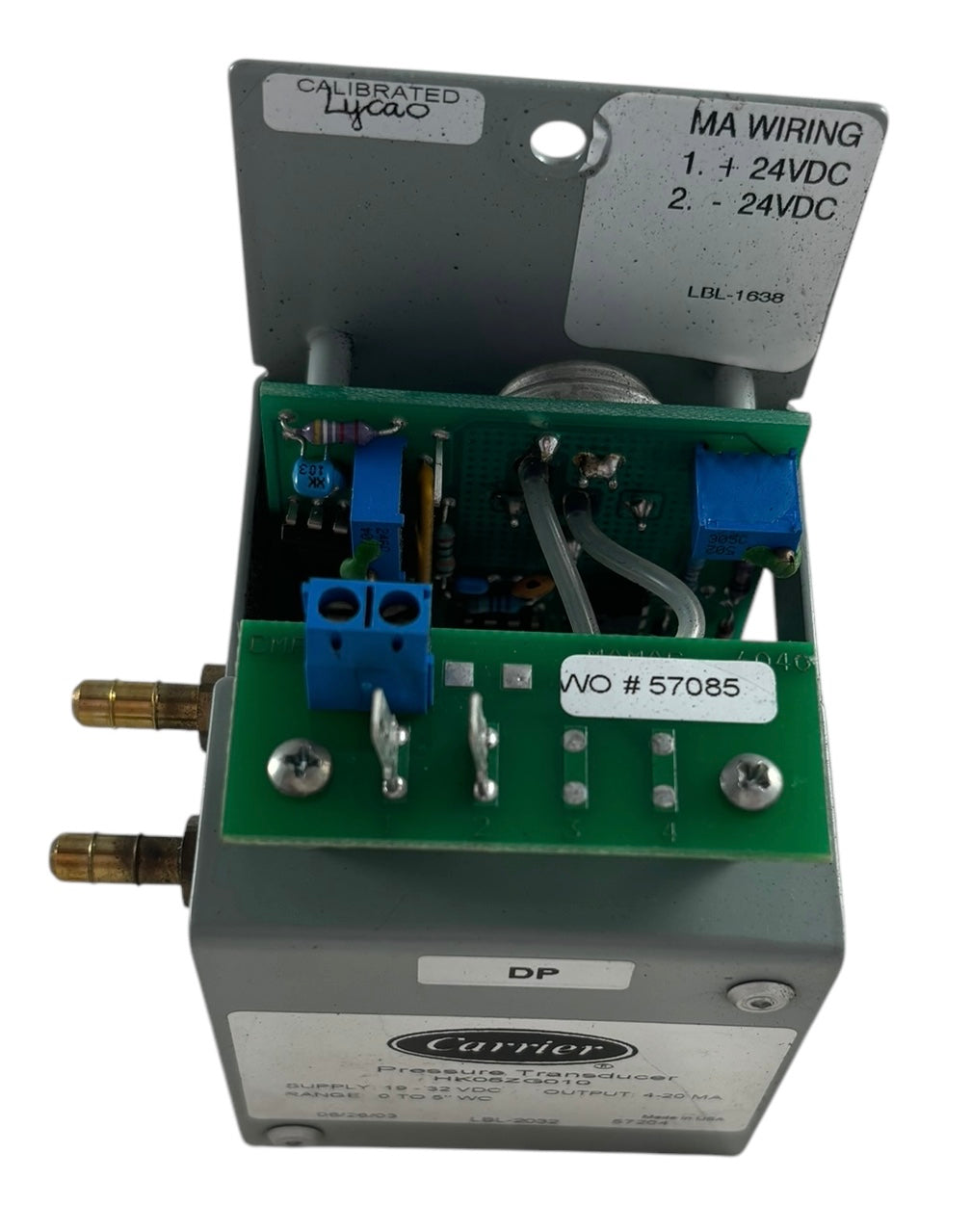 Carrier HK05ZG010 T30-08E-03-170 control Pressure Transducer