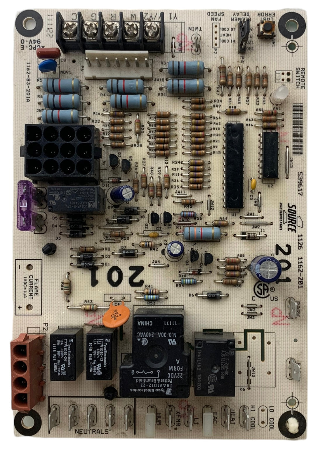 York Coleman 1162-83-201A Furnace Control Board