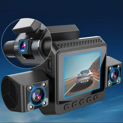 360° Car Drive Recorder – Night Vision, 1080p, 4-Channel