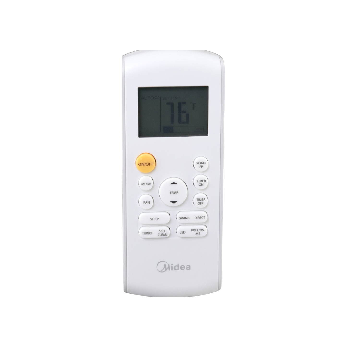 Midea RG57A6/BGEF Mini Split Air Conditioner Remote Control | LCD Temp Control | - 17317000A06740